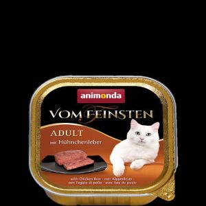 Animonda Vom Feinsten Adult (csirkemáj) alutálkás - Felnőtt macskák részére (100g) 146352442 - Animonda