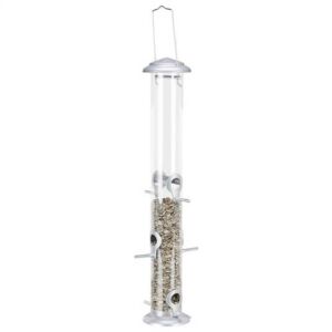 KT25.Trixie Outdoor Feeder - vadmadár etető (ezüst) 1300ml/53cm