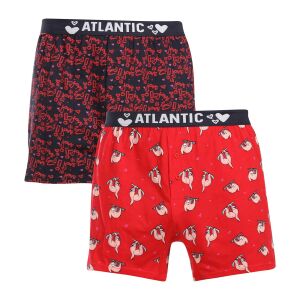 2PACK férfi bő szárú boxeralsók Atlantic többszínű (2GMB-003) L 146355062 - Atlantic