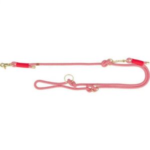 Trixie soft rope adjustable lead - kiképzőpóráz, fontt kötélből (piros/krém) kutyák részére (M-L:2m/Ø10mm) 146357324 - Állattartás