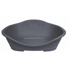 Trixie Sleeper Plastic Bed - műanyag fekhely (sötétszürke) kutyák részére (72/88cm) 146357447 - Trixie