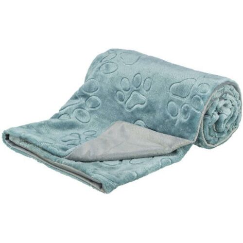 Trixie Barry takaró - puha plüss (kék/szürke) kutyák részére (150x100cm) 146359178