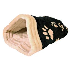 Trixie Jasira Cuddly Bag - bújózsák (fekete/ tappancs mintával) macskák részére (25x27x45cm) 146359545 - Trixie