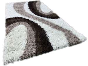 Shaggy Viviana Szőnyeg szett 1db 60x220cm és 2db 60x110cm #krém