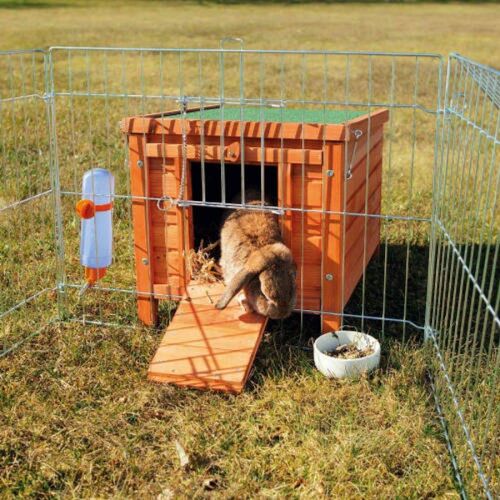 Trixe Small Animal Home - Kültéri, kifutóhoz csatlakoztatható rágcsáló ház (42x43x51cm) 146360312