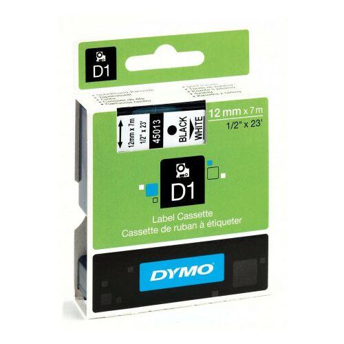 Dymo traka za reljefni ispis D1 12 mm 7 m, crno/bijela 146362874