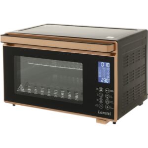 Laretti LR-EC3908, 2000W, 45L, 70-230°C, Ecran tactil, Geam dublu, Bronz, Mini cuptor electric 146363192 - Laretti
