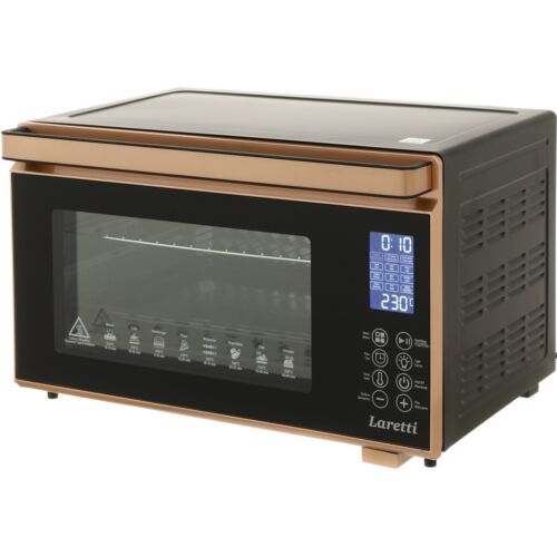 Laretti LR-EC3908, 2000W, 45L, 70-230°C, Érintőkijelző, Dupla üveg, Bronz, Elektromos Minisütő 146363192