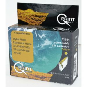 Epson T2994 (No.29 XL) YL sárga (YL-Yellow) nagy kapacitású kompatibilis (utángyártott) tintapatron
