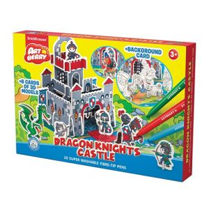 Színezhető 3D puzzle ErichKrause Artberry Sárkánylovag 146379445 - 3D puzzle