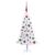 vidaXL Brad de Crăciun artificial cu 150 LED Alb 120 cm PVC și Oțel 146385606