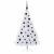vidaXL Brad de Crăciun artificial cu 150 LED Alb 150 cm PVC și Oțel 146386174