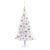 vidaXL Brad de Crăciun artificial cu 150 LED Alb 120 cm PVC și Oțel 146390225