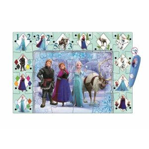 Disney Frozen / Jégvarázs interaktív 24 db-os padlópuzzle – Clementoni 146395339 - Clementoni