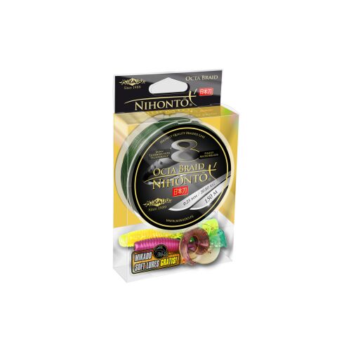 Mikado Nihonto OCTA BRAID GREEN 0,16/150M |Z24G-016