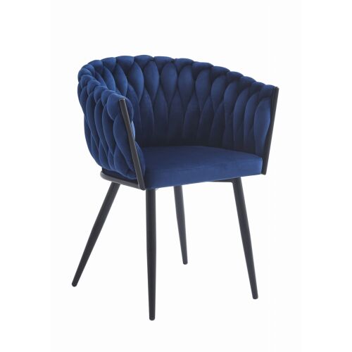 ORION szék - sötétkék bársony x 1
