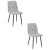 Krzesło LIBRA - jasny szary materiał / nogi czarne x 2 146407736