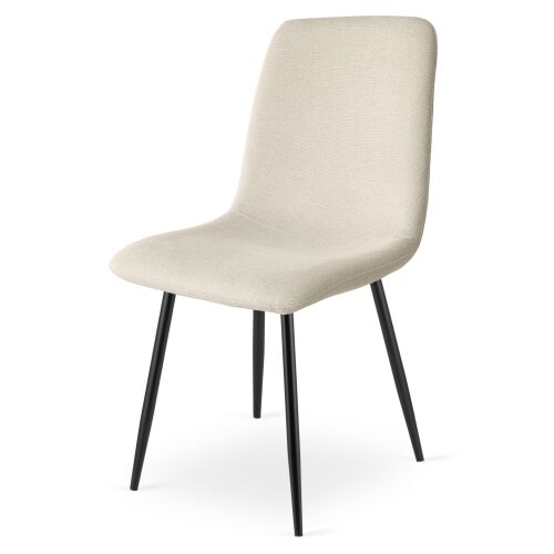 Krzesło RIFT - beż / nogi kolor czarny x 2 146408211
