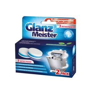 GlanzMeister Mosogatógép Tisztító tabletta 2 db. DE 146408101 - Mosogatás