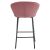 GATTA szék - sötét rózsaszín bársony / fekete lábak x 4 146411126