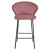 GATTA szék - sötét rózsaszín bársony / fekete lábak x 4 146411126