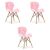 LAGO eco bőr szék - rózsaszín x 3 146411250