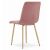 TURIN szék - rózsaszín bársony / fa színű lábak x 1 146411436