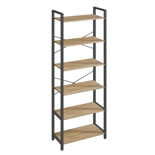 Könyvespolc - sonoma - LLS062B11 146411555