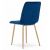 LAVA szék - sötétkék bársony / fa színű lábak x 1 146411886