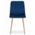LAVA szék - sötétkék bársony / fa színű lábak x 1 146411886