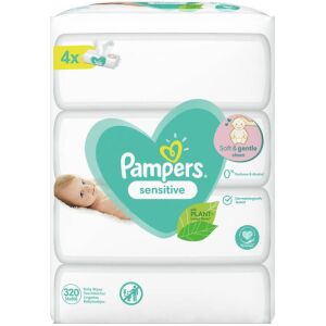 Pampers Sensitive nedves törlőkendők 320 db.