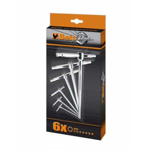 T-típusú szárú villáskulcs készlet 6 darabos - BE 951/S6