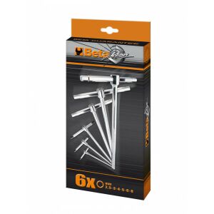 T-típusú szárú villáskulcs készlet 6 darabos - BE 951/S6 146412863 - Imbuszkulcs