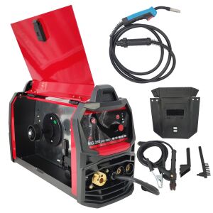 Inverter/Hegesztőgép, DDT-2005, huzaldobbal és elektródával/gázzal, MIG/MMA DDT PROFESSIONAL, 230 V, 20-350 A áramerősség, 0,8-1,0 mm hegesztőhuzal átmérő, 1,6-5 mm hegesztőelektróda átmérő 146413318 - DDT