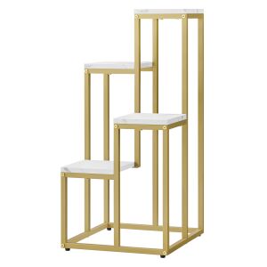 polcos virágtartó - márvány / arany lábak 146413486 - Lakberendezés