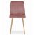 LAVA szék - rózsaszín bársony / fa színű lábak x 1 146413602