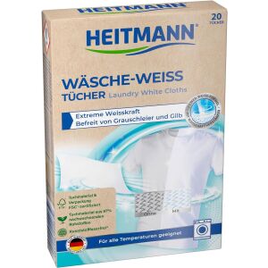 Heitmann Wäsche Weiß fehérítő törlőkendők 20 db. 146414225 - Textilfehérítő