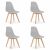 KITO szék - szürke x 4 146414410
