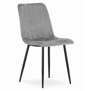 LAVA szék - világos szürke bársony x 1 146414925 - Étkező szék