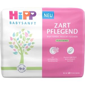Hipp Zart Pflegend nedves törlőkendők 4 x 48 db.