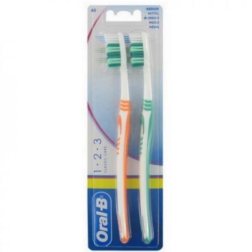 Oral-B 1-2-3 Twin fogkefe 2 db. 146415597