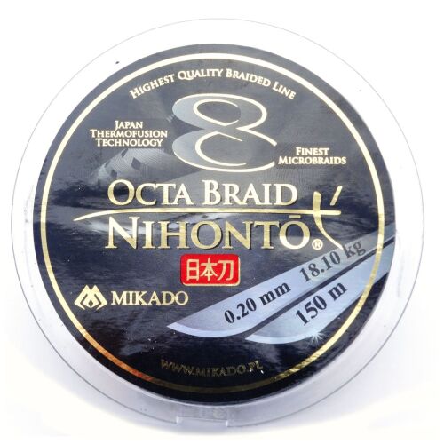 Mikado Nihonto OCTA BRAID GREEN 0,20/150M |Z24G-020