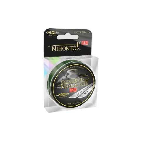 Mikado Nihonto OCTA BRAID GREEN 0,14/10M |Z23G-014