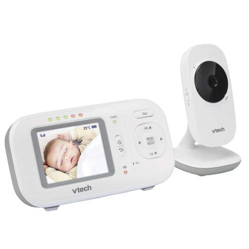 Vtech VM2251 videós babaőr 2,4 hüvelykes LCD képernyővel, alvó babát mutat