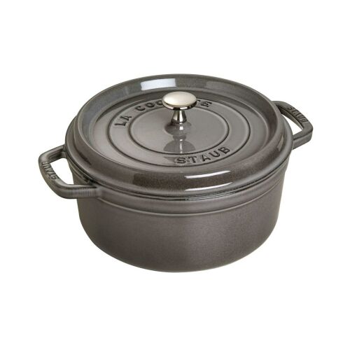 Zwilling Staub La Cocotte 26cm Sütőedény kerek - Grafitszürke 146421184
