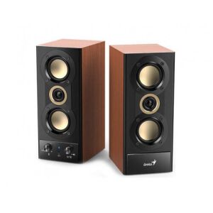 Pereche de boxe PC Genius SP-HF800BT 2.0 Bluetooth din lemn - Boxe Portabile