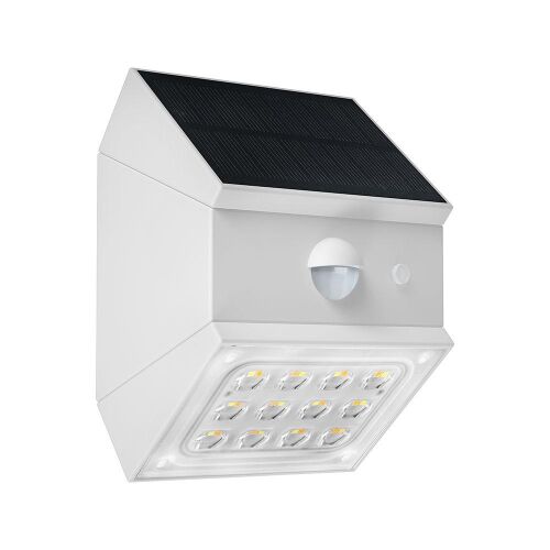 V-TAC szolár fali lámpa PIR szenzorral, állítható színhőmérséklet, fehér, MAGIC - SKU 24097 146421755