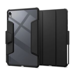 SPIGEN AIR SKIN PRO tok álló, ECO bőr hatású (aktív FLIP, oldalra nyíló, TRIFOLD, asztali tartó, ceruza tartó) FEKETE Samsung Galaxy Tab S11 5G (SM-X736B), Galaxy Tab S11 WIFI (SM-X730) 146427989 - Spigen