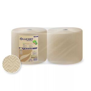 Lucart EcoNatural 3800 ipari törlőpapír – 3 rétegű, 200 m, havanna szín (2 tekercs/karton) 146432884 - Хартиени кърпи