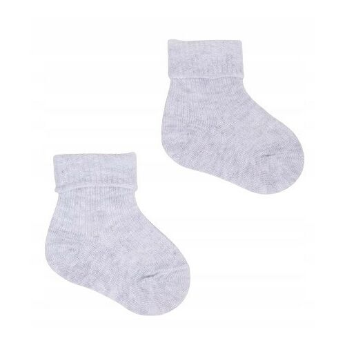 Yoclub pamut zokni 3-6 hó - v.szürke